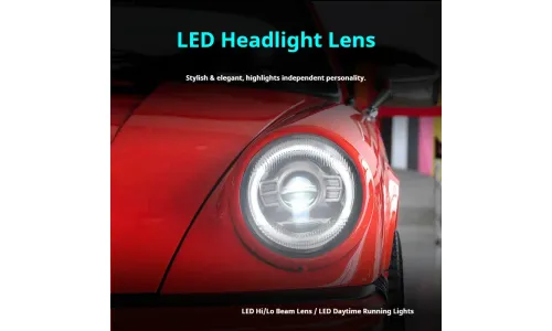Фары передние LED с ходовыми огнями для Porsche 993 (1993-1998), комплект, комплект, FT Carlight Carlight — фото 3