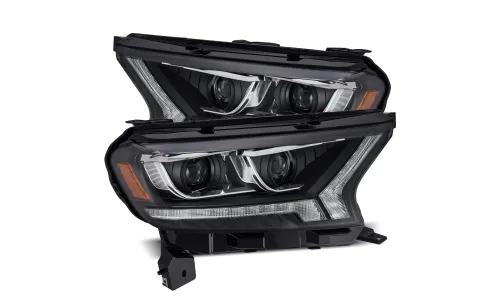 Фары проекторные светодиодные Black LUXX для Ford Ranger XL/XLT 2019–2023, AlphaRex — фото 2