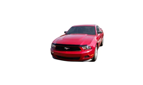 Дефлектор капота AVS для 2010-2012 Ford Mustang, накладка Aeroskin, дымчатый — фото 1
