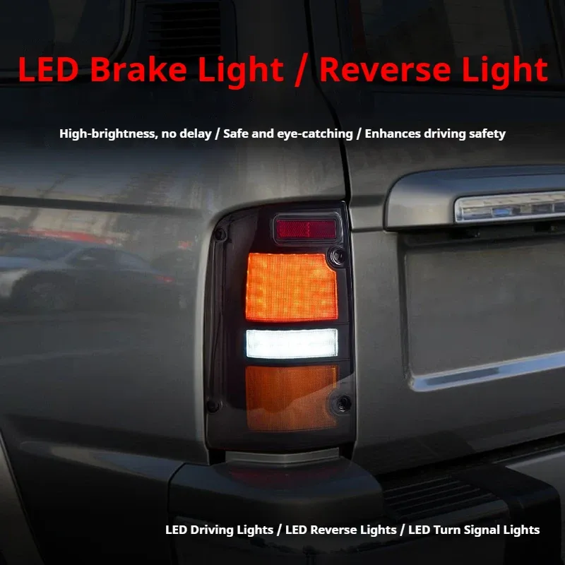 Задние LED-фонари динамический поворотник для Nissan Patrol Y60 (1987-1997), комплект, комплект, FT Carlight Carlight — фото 4