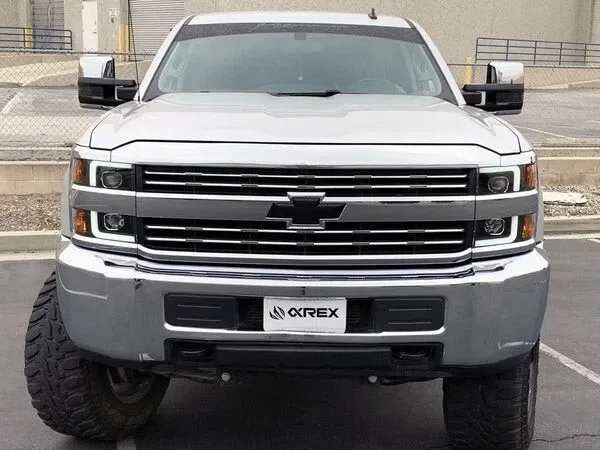Фары проекторные LUXX Black для Silverado 2500/3500HD 2015–2019, AlphaRex — фото 1