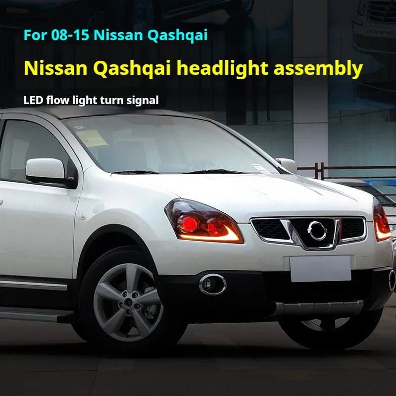 Фары передние LED с ходовыми огнями для Nissan Qashqai (2008-2015), комплект, комплект, FT Carlight Carlight — фото 5