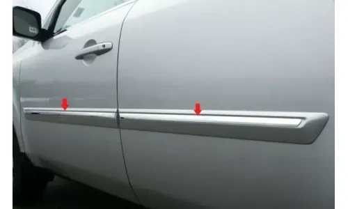 HONDA PILOT 2009-2015 НЕРЖАВЕЮЩАЯ ХРОМИРОВАННАЯ БОКОВАЯ МОЛДИНГОВАЯ НАКЛАДКА КУЗОВА 4 ШТ — фото 1