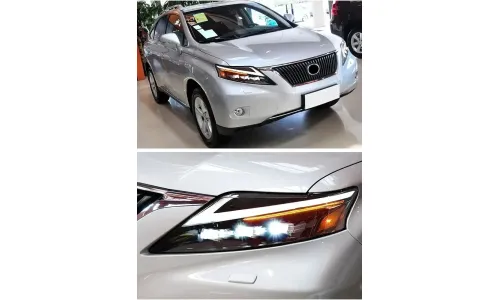 Фары передние LED с ходовыми огнями для Lexus RX200/RX270 (2009-2012), комплект, комплект, FT Carlight Carlight — фото 7