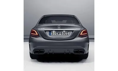 Задний диффузор C 63 AMG для Mercedes-Benz C-Класса W205/S205, Night Package, без фаркопа — фото 1