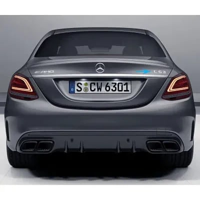 Эмблема C63 Mercedes-Benz C W205, хромированная — фото 1