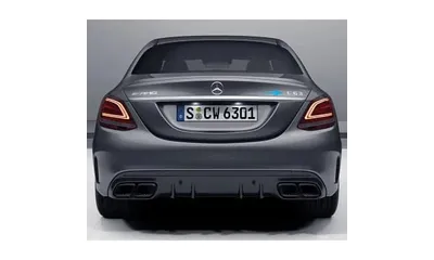 Эмблема C63 Mercedes-Benz C W205, хромированная — фото 1