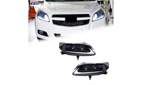 Фары передние LED с ходовыми огнями для Chevrolet Malibu (2012-2014), комплект, комплект, FT Carlight Carlight — фото 1