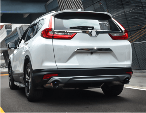 Накладка на пластик крышки багажника Honda CR-V 2017-, нержавейка — фото 3