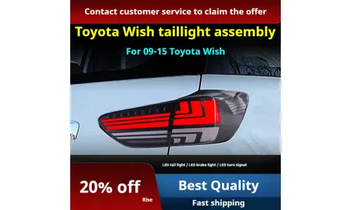 Задние LED-фонари динамический поворотник для Toyota Wish (2009-2015), комплект, комплект, FT Carlight Carlight — фото 2