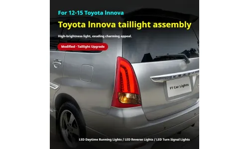 Задние LED-фонари динамический поворотник для Toyota Innova (2012-2015), комплект, комплект, FT Carlight Carlight — фото 5