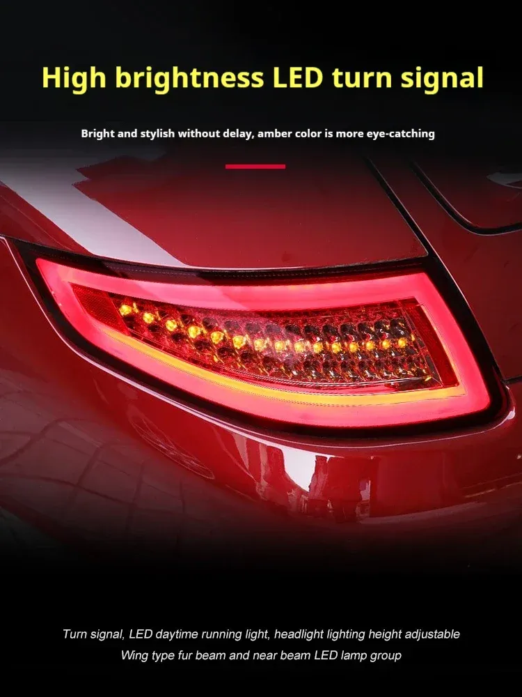 Задние LED-фонари динамический поворотник для Porsche 911 997.1 (2005-2008), комплект, комплект, FT Carlight Carlight — фото 4