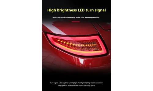 Задние LED-фонари динамический поворотник для Porsche 911 997.1 (2005-2008), комплект, комплект, FT Carlight Carlight — фото 4