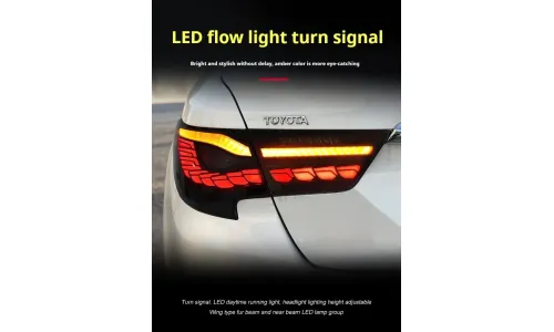 Задние LED-фонари RGB динамический поворотник для Toyota Mark X (2010-2017), комплект, комплект, FT Carlight Carlight — фото 4