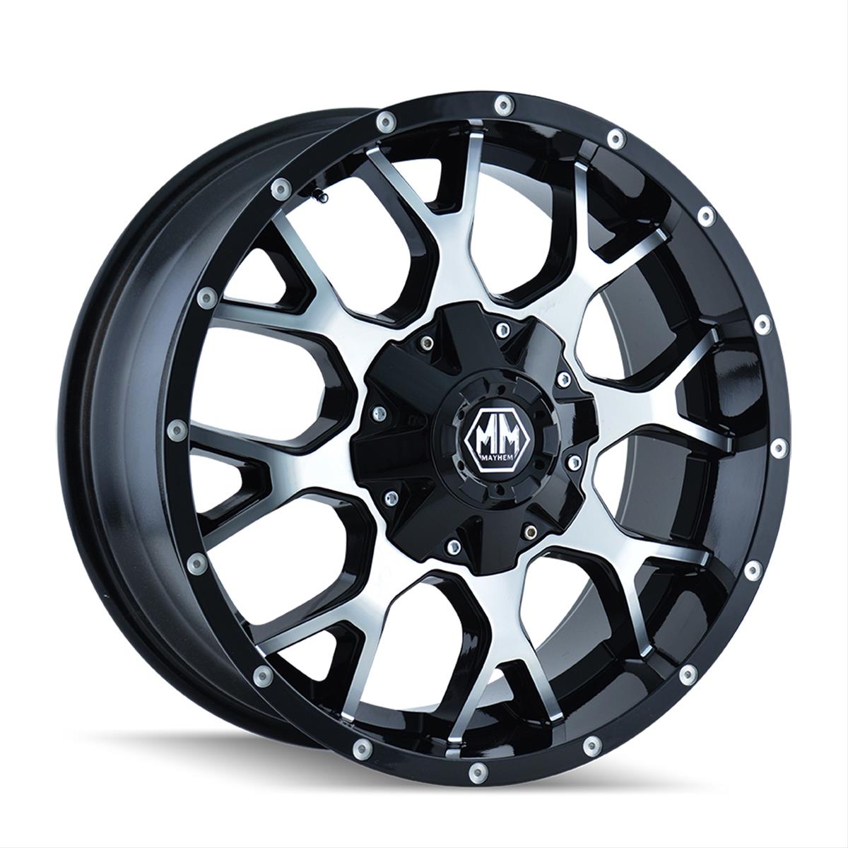 Диск колесный R20x9 Mayhem Warrior 8015 Черный Mayhem — фото 1