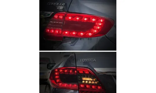 Задние LED-фонари динамический поворотник для Toyota Corolla (2011-2013), комплект, комплект, FT Carlight Carlight — фото 4