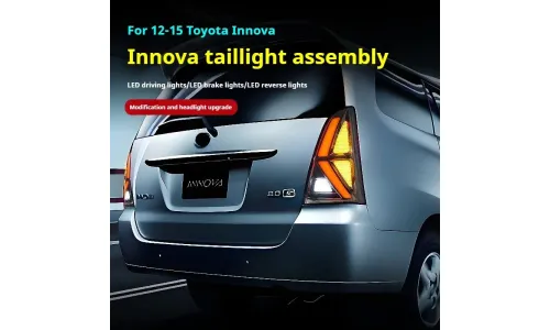 Задние LED-фонари динамический поворотник для Toyota Innova (2012-2015), комплект, комплект, FT Carlight Carlight — фото 2