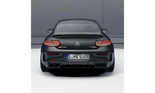 Задний диффузор C 63 AMG для Mercedes-Benz C-Класса C205/A205, Aero Package Night — фото 1