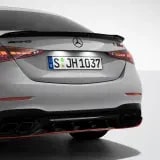 Шильдик C 63 S Mercedes-Benz C W206 на крышку багажника, черно-красный — фото 2