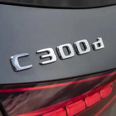 Шильдик C400e Mercedes-Benz C W206, хромированный — фото 1