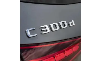 Шильдик C350e Mercedes-Benz C W206, хромированный — фото 1