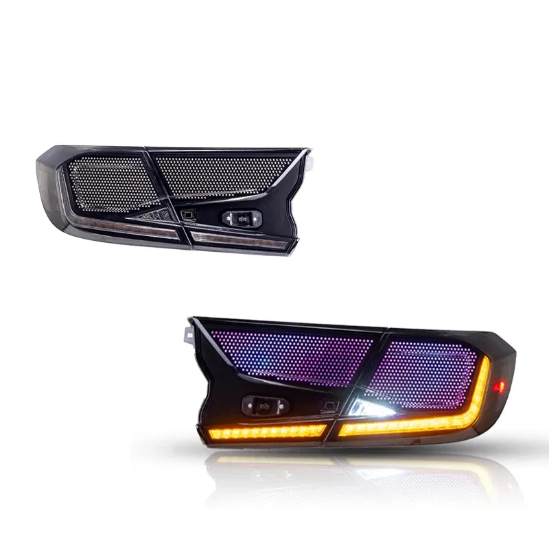 Задние LED-фонари RGB динамический поворотник для Honda Accord 10 (2018-2022), комплект, комплект, FT Carlight Carlight — фото 6