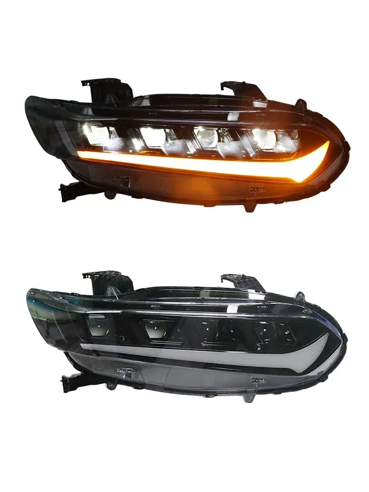 Фары передние LED с ходовыми огнями для Honda Accord 10 (2018-2023), комплект, комплект, FT Carlight Carlight — фото 6
