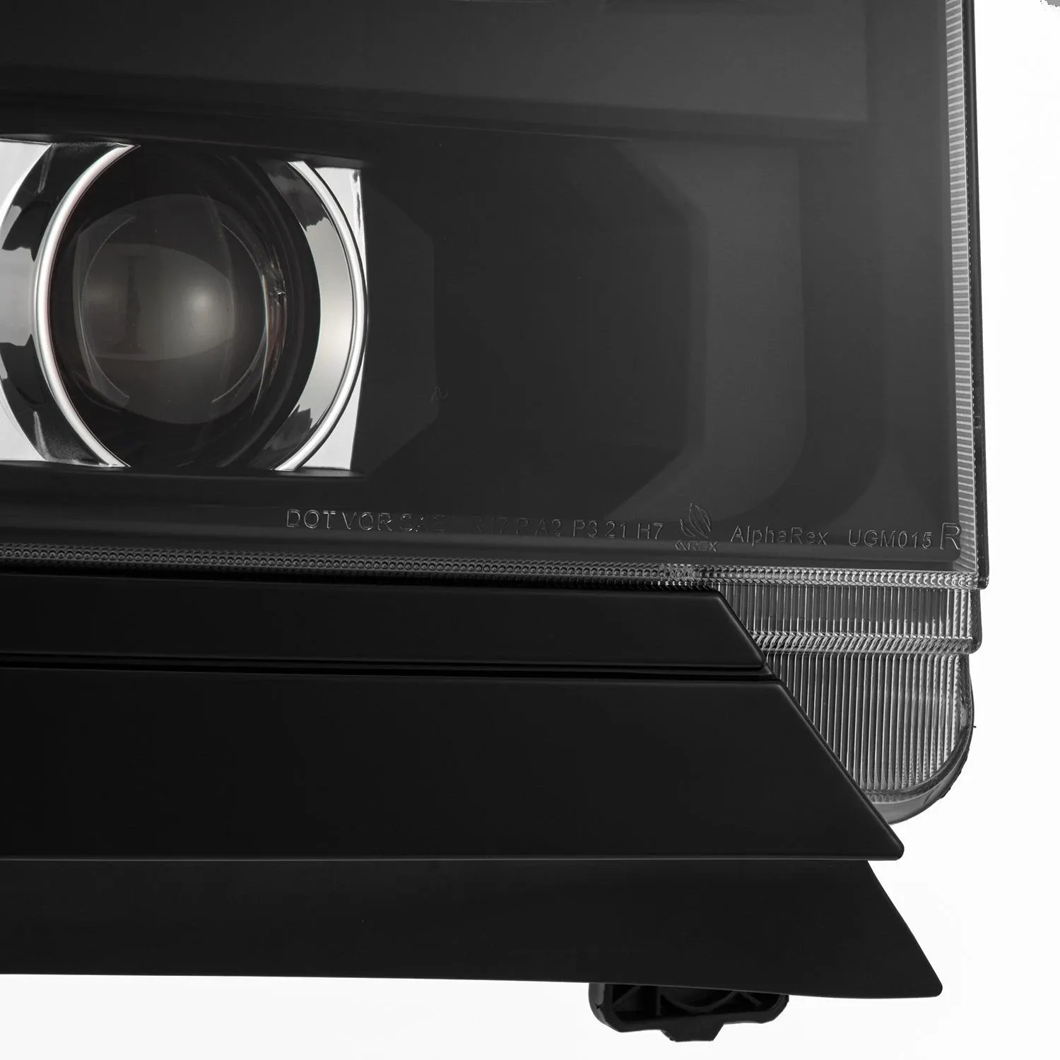 Фары проекторные светодиодные Luxx для Silverado 1500 LT/LS/WT 2016–2018, AlphaRex — фото 2