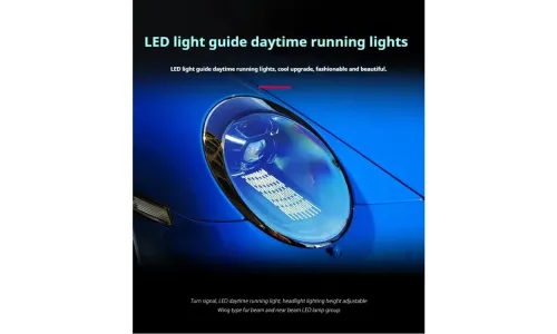 Фары передние LED с ходовыми огнями для Porsche 911 997 (2005-2012), комплект, комплект, FT Carlight Carlight — фото 3