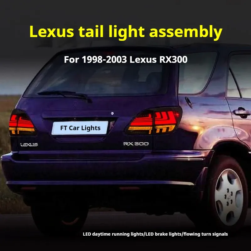 Задние LED-фонари динамический поворотник для Lexus RX300/RX330 (1998-2003), комплект, комплект, FT Carlight Carlight — фото 5