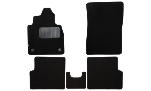Коврики в салон Klever Premium MERCEDES-BENZ G-Class W463 (с подстаканниками) АКПП 2006-2008, 2008-2012, 2012-2015, 2015-2018, внедорожник , 5 шт. (текстиль) — фото 1
