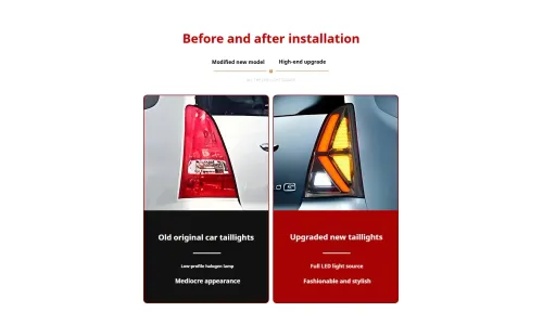 Задние LED-фонари динамический поворотник для Toyota Innova (2012-2015), комплект, комплект, FT Carlight Carlight — фото 7