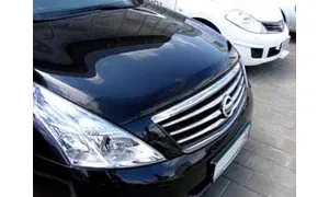 Дефлектор капота темный NISSAN TEANA 2008-2013 / Ниссан Теана — фото 1