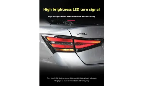 Задние LED-фонари динамический поворотник для Toyota Crown (2015-2018), комплект, комплект, FT Carlight Carlight — фото 3
