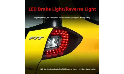 Задние LED-фонари динамический поворотник для Honda Fit Jazz (2008-2013), комплект, FT Carlight — фото 3