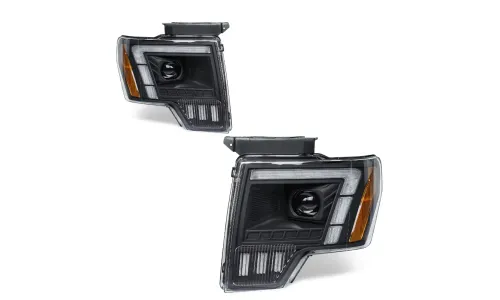 Фары передние LED с ходовыми огнями для Ford Raptor F-150 (2008-2014), комплект, комплект, FT Carlight Carlight — фото 6