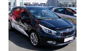 Дефлектор капота темный KIA C'EED 2012-2018, NLD.SKICEE1212 / Киа Сид — фото 1