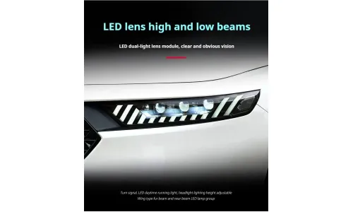 Фары передние LED с ходовыми огнями для Honda Accord 11 (2023-2025), комплект, FT Carlight — фото 4