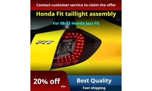 Задние LED-фонари динамический поворотник для Honda Fit Jazz (2008-2013), комплект, FT Carlight — фото 2