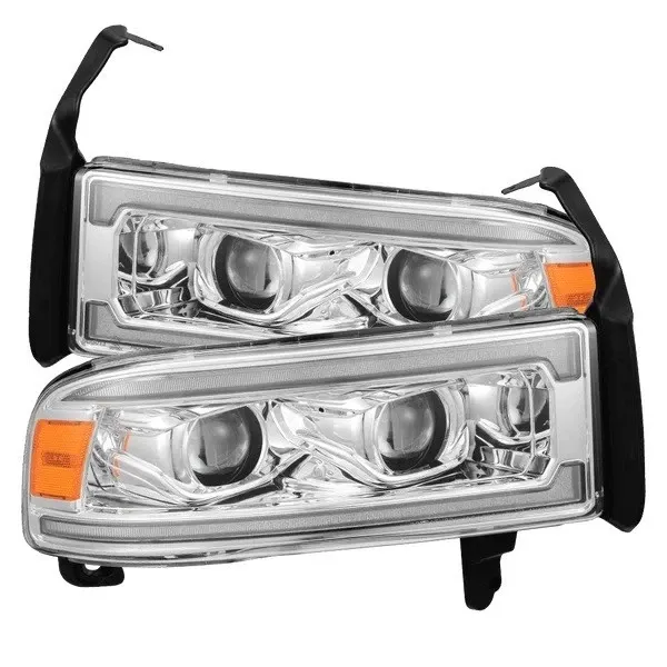 Фары проекторные светодиодные LUXX для Dodge Ram 1500 1999–2001, AlphaRex — фото 1