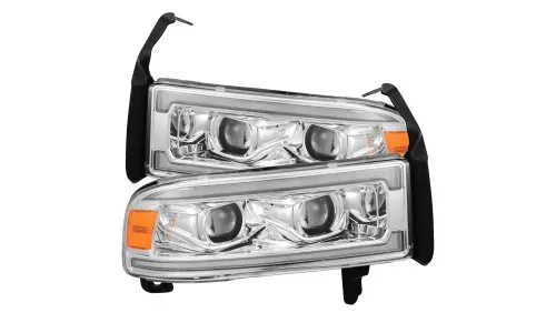 Фары проекторные светодиодные LUXX для Dodge Ram 1500 1999–2001, AlphaRex — фото 1