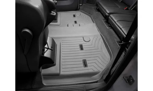 Ковры салона Floorliners, 3 ряд Cadillac Escalade ESV 2011-2014, серый, Weathertech — фото 1