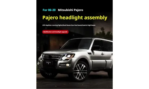 Фары передние LED с ходовыми огнями для Mitsubishi Pajero V93/V97/V87 (2006-2021), комплект, комплект, FT Carlight Carlight — фото 4