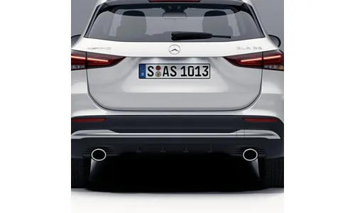 Хромированные накладки выхлопа в стиле 35 AMG для Mercedes-Benz GLA H247 — фото 1