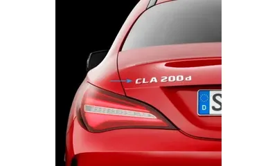 Шильдик CLA 220 Mercedes-Benz CLA C117, хромированный — фото 1
