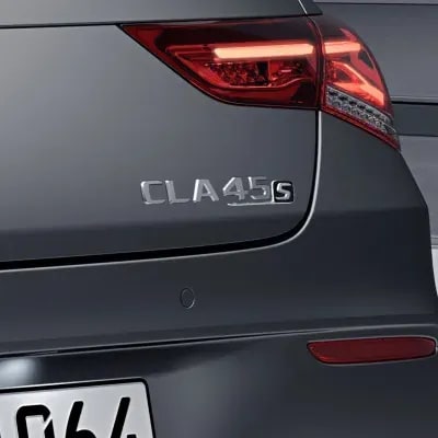 Шильдик CLA 45 S Mercedes-Benz CLA C118/X118, хромированный — фото 1