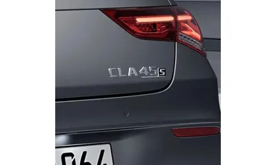 Шильдик CLA 45 S Mercedes-Benz CLA C118/X118, хромированный — фото 1