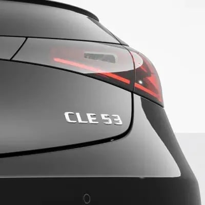 Хромированный шильдик CLE 53 Mercedes-Benz CLE C236 на крышку багажника — фото 1