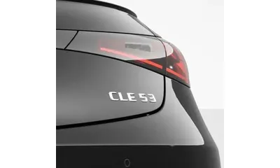 Хромированный шильдик CLE 53 Mercedes-Benz CLE C236 на крышку багажника — фото 1