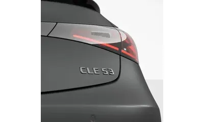 Шильдик CLE 53 Mercedes-Benz CLE C236/A236 на крышку багажника, темный хром — фото 1